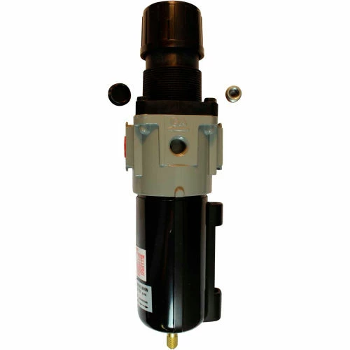 Milton 1109 Piggyback Filter/Regulator Metal Bowl 1/4" NPT 200 PSI 40 Micron