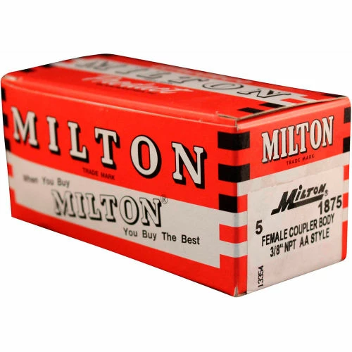 Milton 1875 AA Style Coupler 3/8" FNPT 5 Pack - Image 2