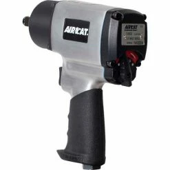 Aircat Twin Hammer Air Impact Wrench, 1/2" Drive Size, 800 Max Torque