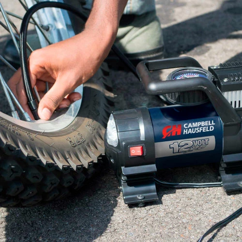 Campbell Hausfeld® AF010400, 12 Volt Inflator w/Safety Light, 150 PSI, 31" Hose - Image 5