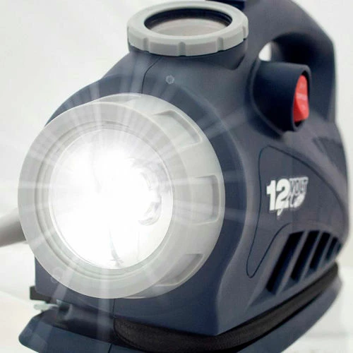 Campbell Hausfeld AF010800, 2-in-1 Inflator with Safety Light, 12VDC, 150 PSI, 20" Hose - Image 2