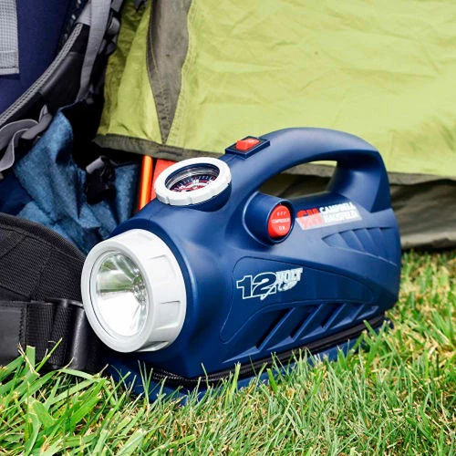 Campbell Hausfeld AF010800, 2-in-1 Inflator with Safety Light, 12VDC, 150 PSI, 20" Hose - Image 4