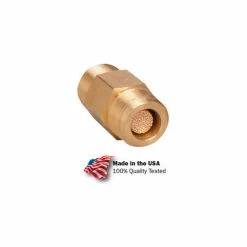 Arrow Pneumatics Arrow In-Line Nipple Filter Asp3104-40, Sintered Bronze, 1/2" Npt, 300 Psi