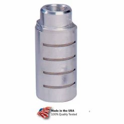 Arrow Pneumatics Arrow Super Quiet Heavy-Duty Metal Silencer/Muffler ASQF-2F, Aluminum, 1/4" NPT, 300 PSI, Female - Pkg Qty 5