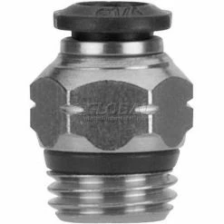 Aignep USA AIGNEP Straight Male 50020N-6-1/4, 6mm Tube x 1/4" BSPP Thread - Pkg Qty 10