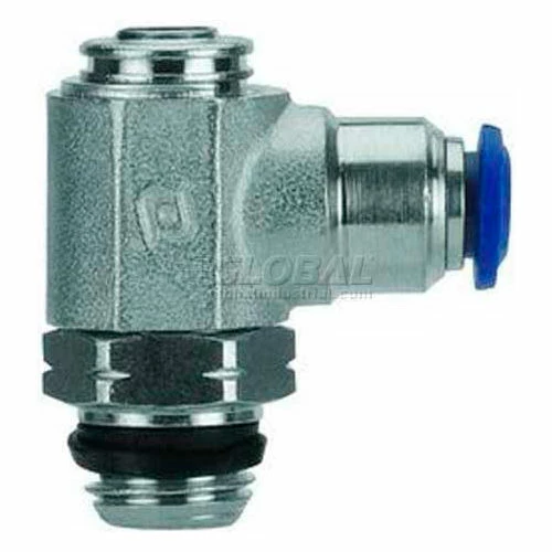 Aignep USA AIGNEP Flow Control 50910N-8-1/4, Screw Adj, Flow In, 8mm, 1/4" Swift-Fit Universal Thread - Pkg Qty 2