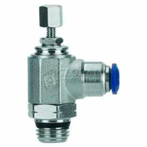 Aignep USA AIGNEP Needle Valve 50925N-6-M5, Knob Adj, Flow Bi-Directional, 6mm, M5 UNF Thread - Pkg Qty 2