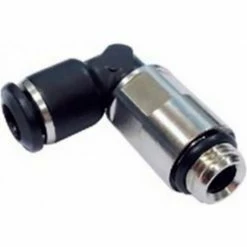 Aignep USA Swivel Male Elbow 1/4" Tube x 1/4" PT - Pkg Qty 10