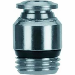 Aignep USA Straight Male Metal Release Collet 6mm Tube x 1/4" Swift-Fit - Pkg Qty 10