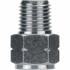 Aignep USA AIGNEP Adapter, 82241N-06-06, 3/8" Male NPTF x 3/8" Female G Thread, Nickel Plated Brass - Pkg Qty 10