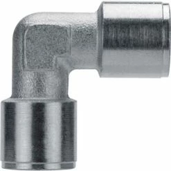 Aignep USA AIGNEP Elbow, 82520N-08, 1/2" Male NPTF x 1/2" Female NPTF, Nickel Plated Brass - Pkg Qty 10