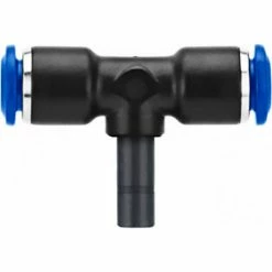 Aignep USA Plugin Tee 4mm Tube x 4mm Stud - Pkg Qty 10