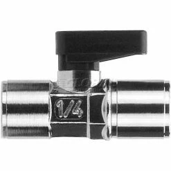 Aignep USA AIGNEP Mini Ball Valve 86300-04-04, 1/4" Female Nptf - Min Qty 9