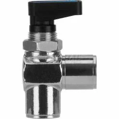 Aignep USA AIGNEP Right Angle Mini Ball Valve 86720-02, 1/8" Female Nptf - Min Qty 5