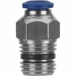 Aignep USA AIGNEP Straight Male 88020-04-32, 1/4" Tube x 10-32 UNF Thread - Pkg Qty 10