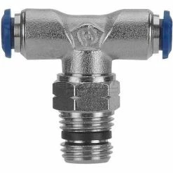 Aignep USA AIGNEP Swivel Male Branch Tee 88215-02-32, 1/8" Tube x 10-32 UNF Thread - Pkg Qty 10