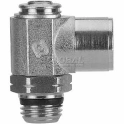 Aignep USA AIGNEP Female Flow Control 88952-02-02, Screw Adj, Flow Out 1/8" NPTF Female x 1/8" SwiftFit - Pkg Qty 2