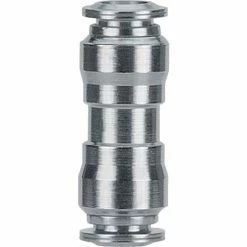 Aignep USA AIGNEP Union, 89040-06-04, 3/8" Tube x 1/4" Tube, Metallic Collet - Pkg Qty 10