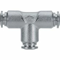 Aignep USA AIGNEP Union Tee, 89230-02, 1/8" Tube, Metallic Collet - Pkg Qty 10