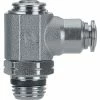 Aignep USA AIGNEP Flow Control, 89953-06-04, Screw Adj., 3/8" Tube x 1/4" Swift-Fit, Metallic Collet