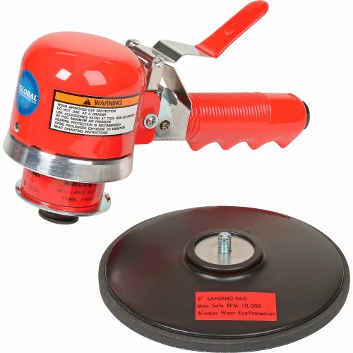 Global Industrial 6" Dual Action Air Sander, 10000 RPM - Image 4