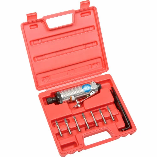 Global Industrial Die Grinder Kit, 1/4" Air Inlet, 22000 RPM - Image 2