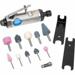 Global Industrial™ Pneumatic Die Grinder Kit, 1/4" Air Inlet, 22000 RPM