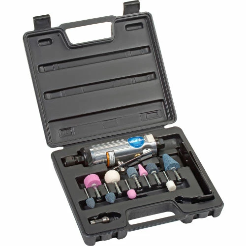 Global Industrial Pneumatic Die Grinder Kit, 1/4" Air Inlet, 22000 RPM - Image 2