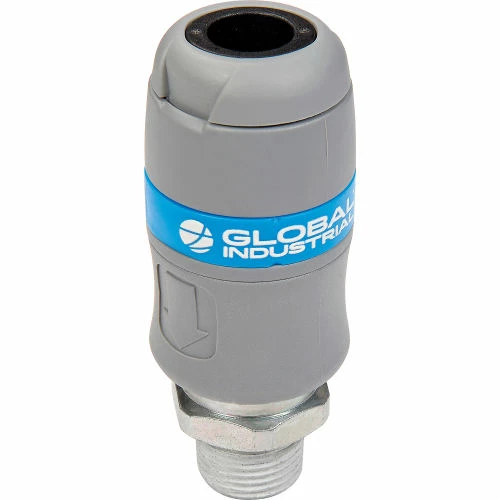Global Industrial Standard Quick Coupling, Industrial Interchange, 3/8" MNPT - Pkg Qty 10 - Image 2