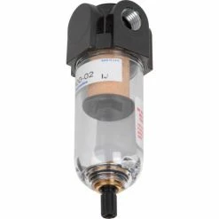 Arrow Pneumatics Arrow Mini Particulate Filter F300-02, Poly Bowl, 1/4" Npt, 150 PSI