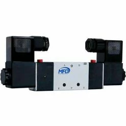 Bimba-Mead Pilot Solenoid Valve M4V320-08-24VDC, 5 Port, 2 Pos, Double, 1/4" NPT, 24VDC, Cv=1.4