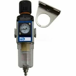 Bimba-Mead Filter/Regulator MGFR200-06, Semi-Auto Drain, Polycarbonate Bowl, 1/8" NPT