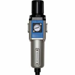 Bimba-Mead, Filter/Regulator, MGFR300-10-S-D, 3/8" NPT Ports, Semi-Automatic Drain, Metal Bowl