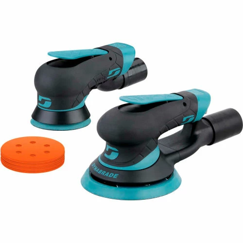Dynabrade 3" & 5" Palm-Style Vacuum Random Orbital Sander, 3/16" Orbit, 12000 RPM