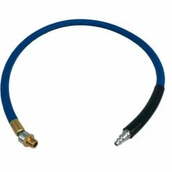 Alliance Hose & Rubber Alliance Hose Thermoplastic Snubber Hose 1/2" x 48" With 3/8" Male Swivel by Plug