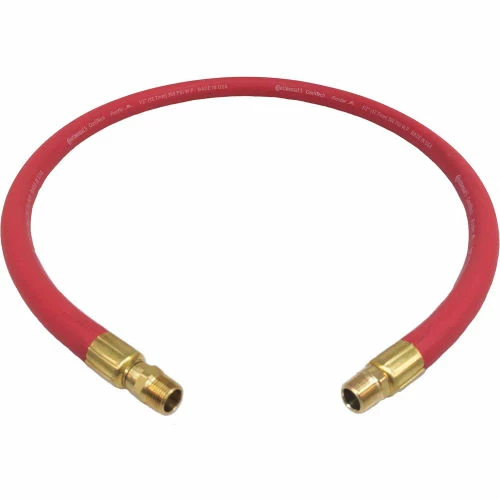 Alliance Hose & Rubber Alliance Hose Rubber Snubber Hose 1/2" x 60" With 3/8" Male by Male Swivel