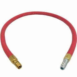 Alliance Hose & Rubber Alliance Hose Rubber Snubber Hose 1/2" x 48" With 3/8" Male Swivel by Plug