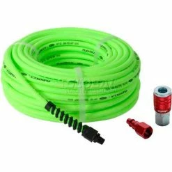 Flexzilla® HFZP1425YW2-D 1/4"x25' 300 PSI Hybrid Polymer All Weather Air Hose W/ Coupler & Plug