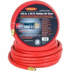 Legacy™ HRE3850RD2 3/8"x50' 300 PSI Synthetic Yarn Weave Synthetic Rubber Air Hose