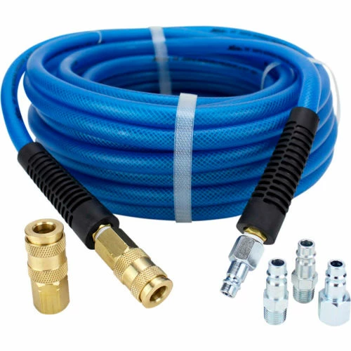 Milton Flex Hose & V Style Coupler & Plug Kit, 7 Piece - Image 3