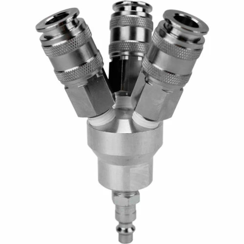 Milton 3-Way Air Manifold & Universal Coupler Kit - Image 4