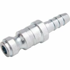 Freeman Tools Freeman Automotive Barbed Plug With Clamp Z1414ABP, 1/4" x 1/4", Zinc