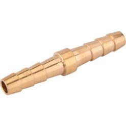 Freeman Tools Freeman Male To Male Barbed Coupler Z1414MMBC, 1/4" x 1/4", Brass