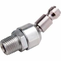 Freeman Tools Freeman Male To Male Swivel Automotive Plug Z1414MMSAP, 1/4" x 1/4", Zinc
