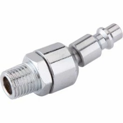 Freeman Tools Freeman Male To Male Swivel Industrial Plug Z1414MMSIP, 1/4" x 1/4", Zinc