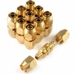 Primefit 3/8" x 3/8" Poly Barb Hose Splicer - Pack of 10