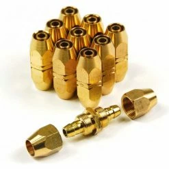 Primefit 1/4" Polyurethane Barb x 1/4" Male NPT - Pack of 10