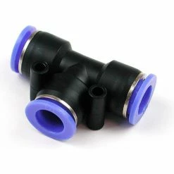 Primefit 1/2" x 1/2" Air Push to Connect Nylon Tube Connect Tee Fitting