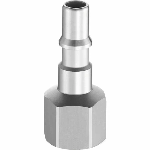 Prevost Stainless Steel 1/2" Body Plug with ISO 6150 Profile & 3/4" FNPT Used with CSM Coupler