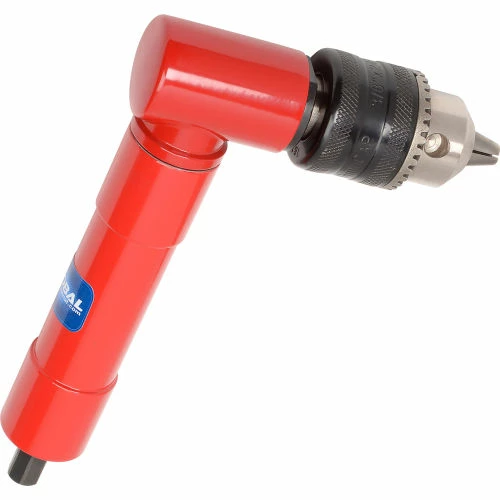 Global Industrial Right Angle Air Drill, Standard Keyed, 3/8" Chuck, 1800 RPM - Image 8